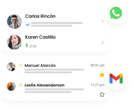 whatsapp and email messages